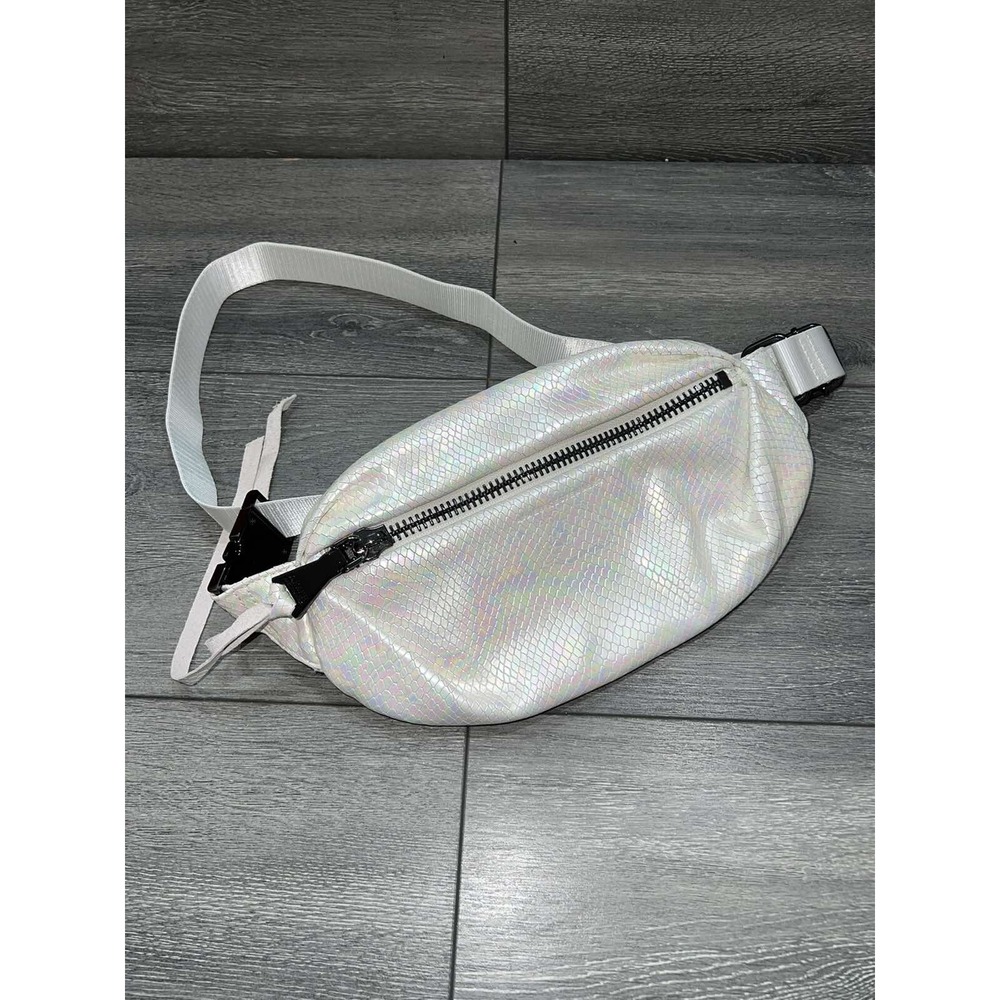 Aimee Kesterberg Leather Convertible Milan Belt Hologram Snake Bag A614302